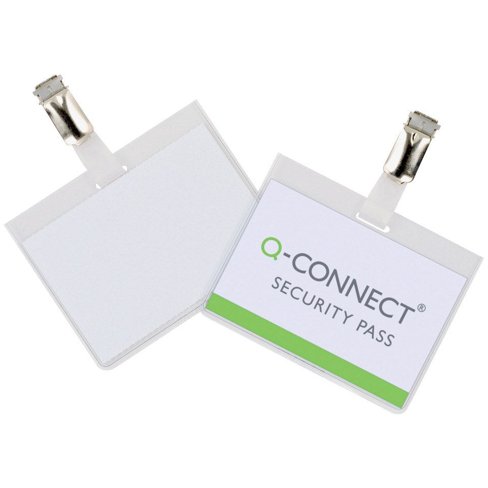 Sicherheitsausweis, Ausweis, Lanyard Clip, klarsichthalter, PVC-Karte