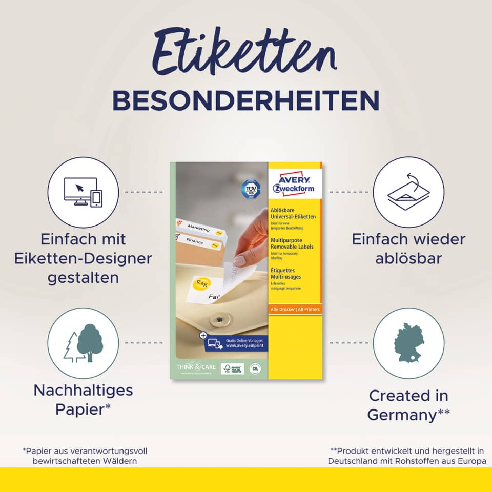 etiketten, design, papier, herkunft-deutschland, recycelbar