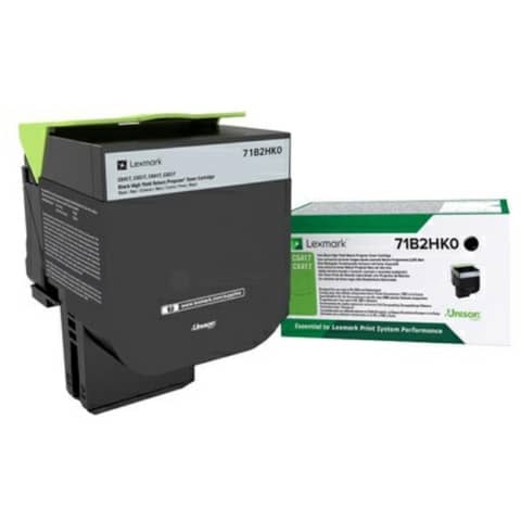 Lasertoner Return schwarz LEXMARK 71B2HK0