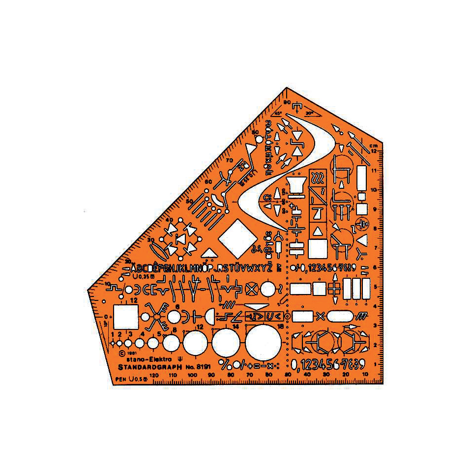 Lineal, Geometriewerkzeug, Schablone, Roterfarbiger Winkelmesser, Maßstab