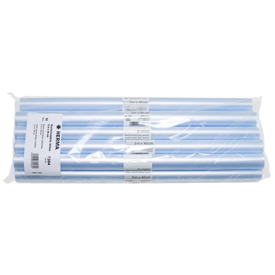 Abfall-/Rollenfolie, Transparente Folie, Schutzfolie, 5 m × 40 cm, Rollenpackung