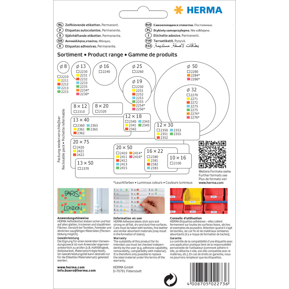 etiquettes, etiquetas, etiketten, etiketten-hinweise, Herma-etiketten