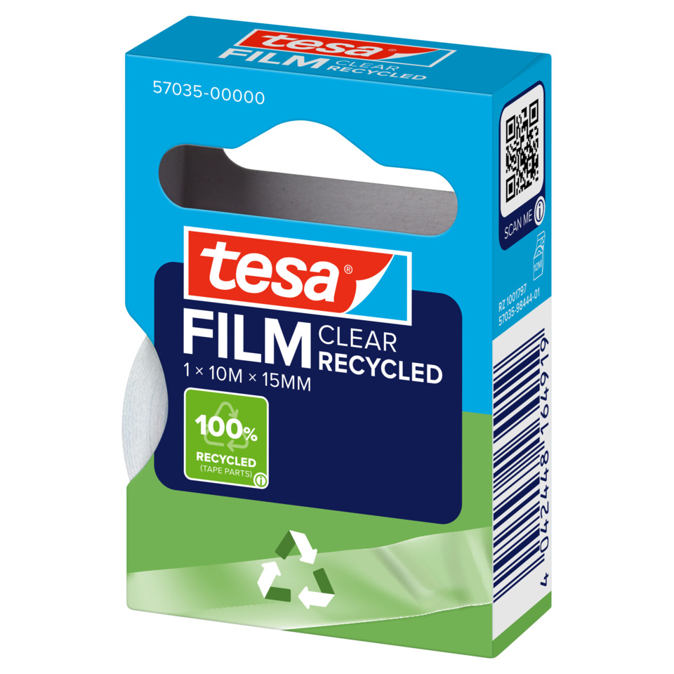 Filme, Klar, Recyceltes, Tape, Transparente Verpackung