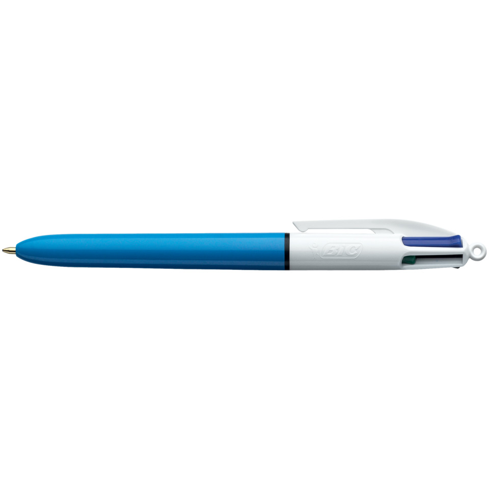 Kugelschreiber, Schreiber, Blau, Gummikappe, Clip