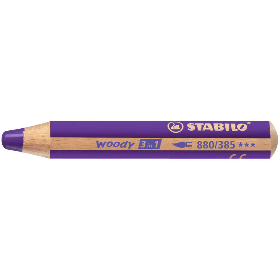 Kunstkohle, Stift, Bleistift, Violet, 3in1