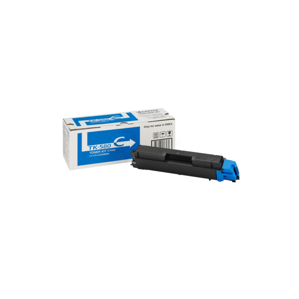 Tonerkassette, Cyaner Toner, TK-580, Drucker Zubehör, Toner-Kassette