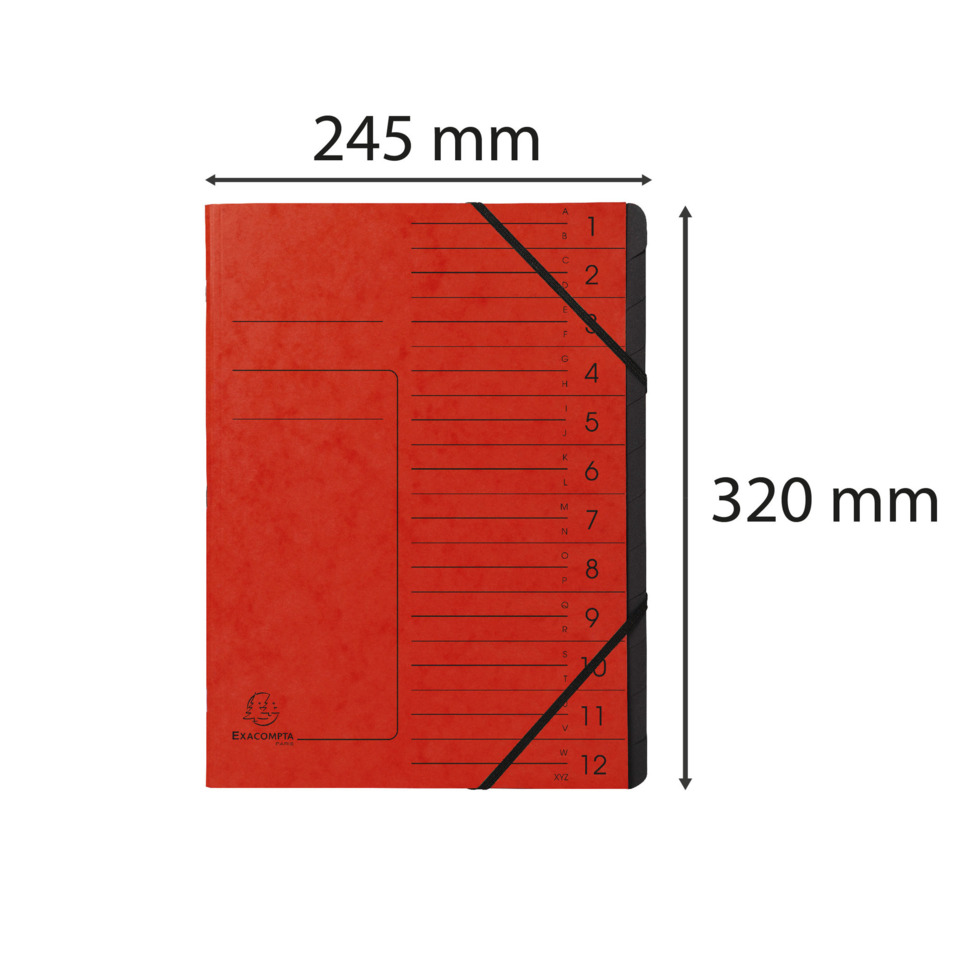 Notizbuch, Notizheft, Kladde, Rot, Einband elastisch