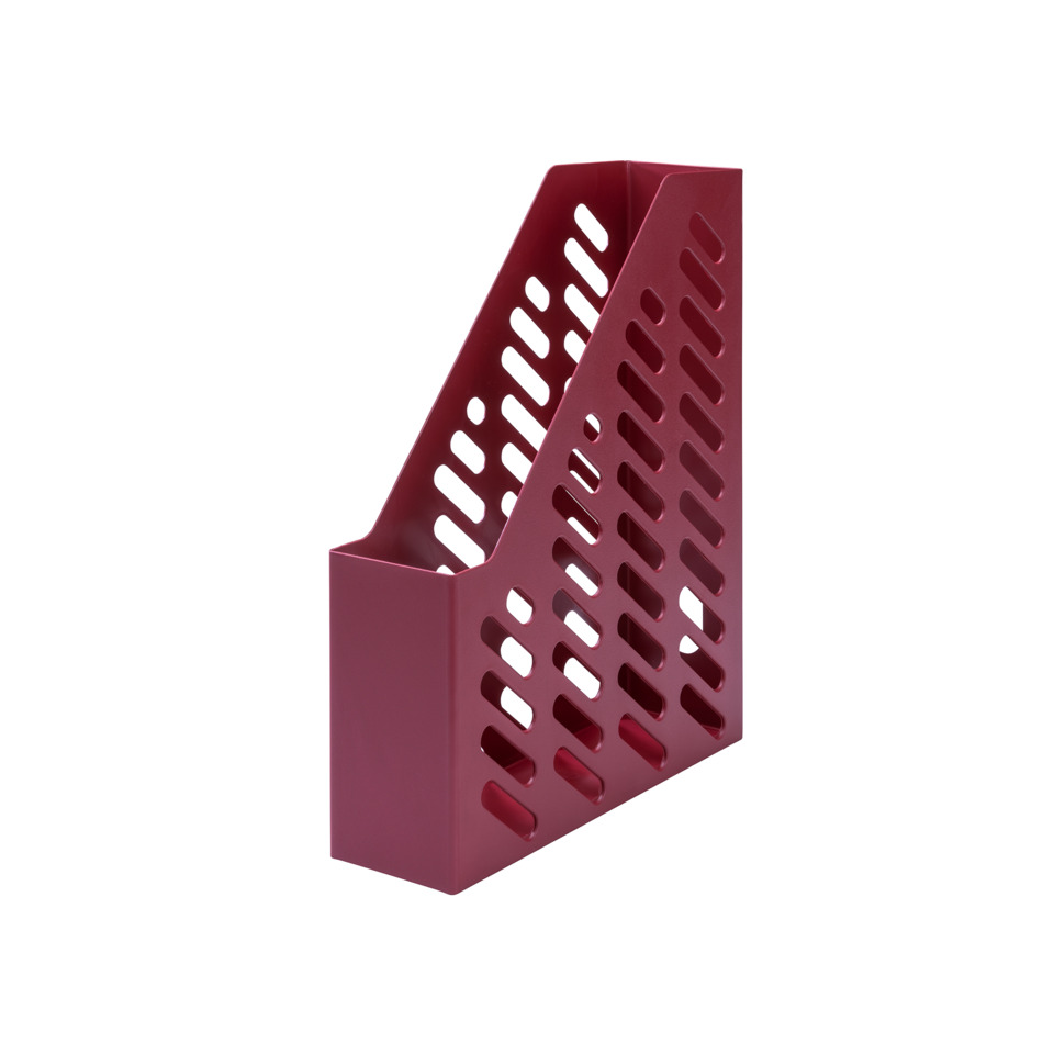 Ordner, Haftnotizenhalter, Schreibtischorganizer, Laufwerkhalterung, Kunststoff magenta