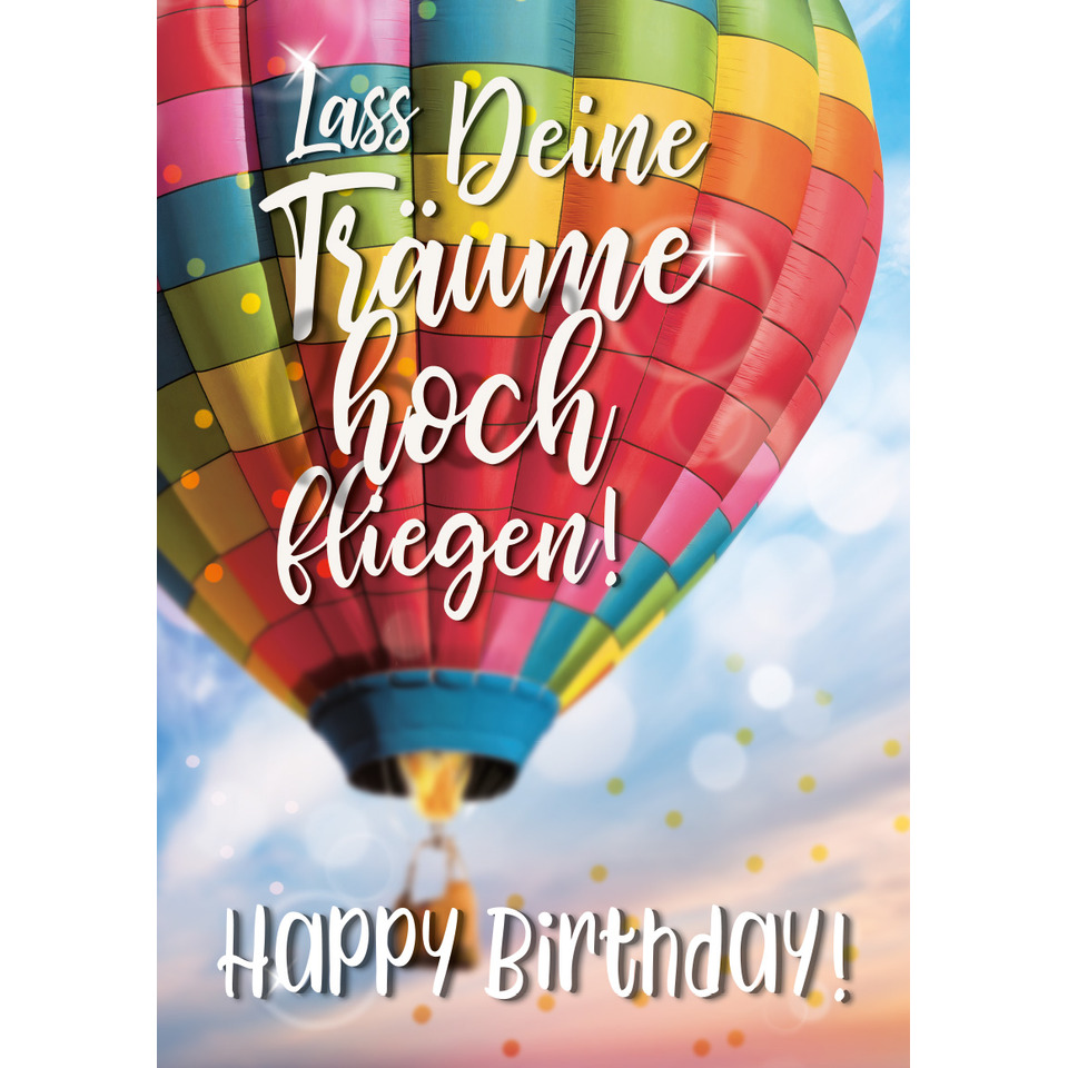 Luftballon, Ballon, Hot air balloon, Geburtstag, Bunte Farben