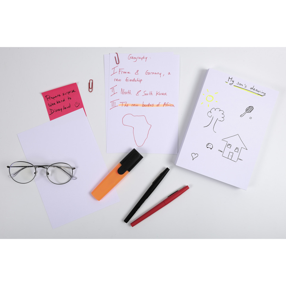 Brille, Papier, Marker, Stift, Notizzettel, Schreibtisch-Notizen, Papier, Notizblock, Stifte, Brille