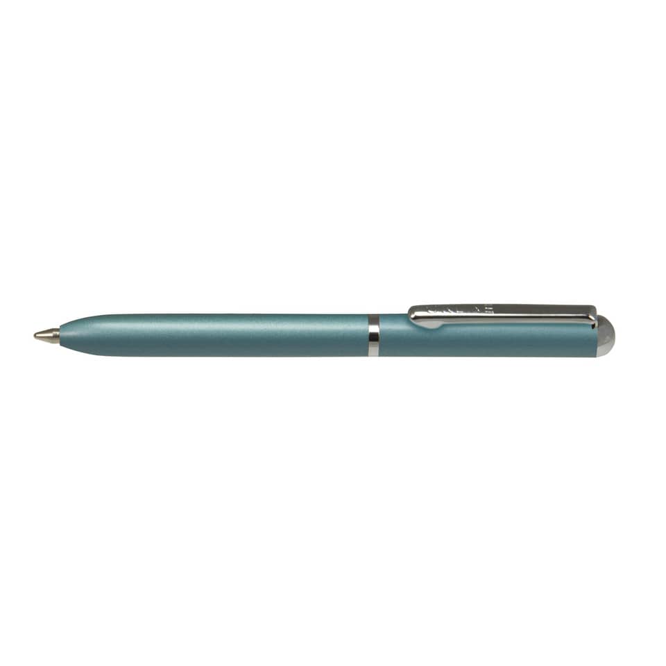 Kugelschreiber, Gelschreiber, Metallic, Blau, Clip