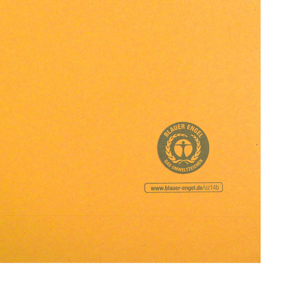 orange, karton, aufkleber, logo, blauer-engel