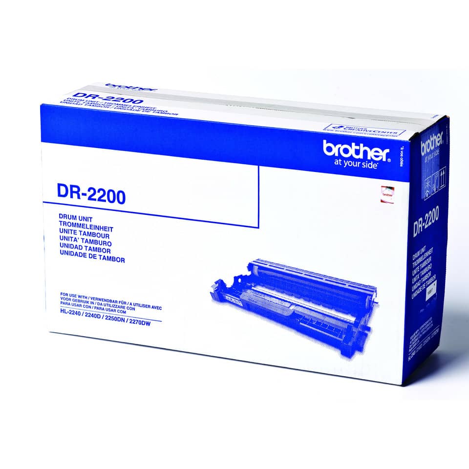 drum unit, DR-2200, Druckereinheit, Tonerkassette, Verpackungsschachtel