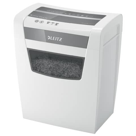 Aktenvernichter IQ Home Office, Partikelschnitt P4, 10 Blatt, weiß LEITZ 8009-00-00