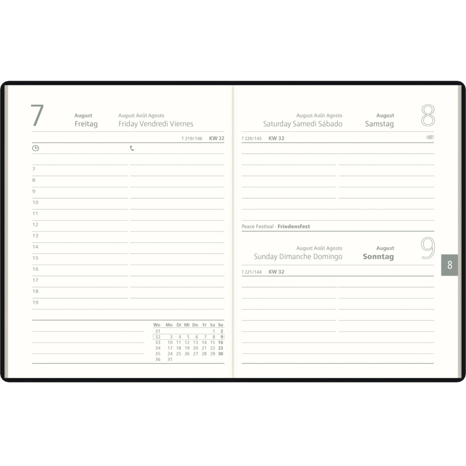 agenda, planer, kalender, wochenplaner, offenes notizbuch