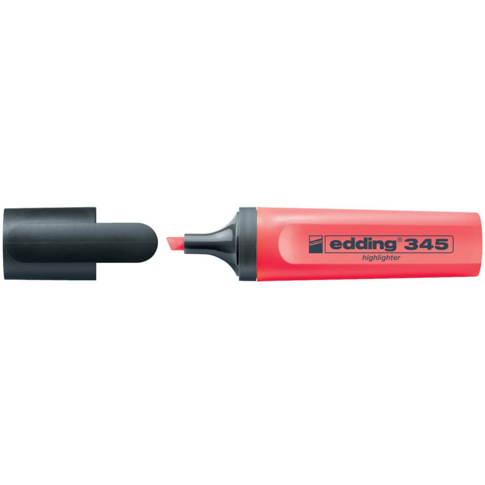 Textmarker 345, 2-5mm, rot EDDING 345-002