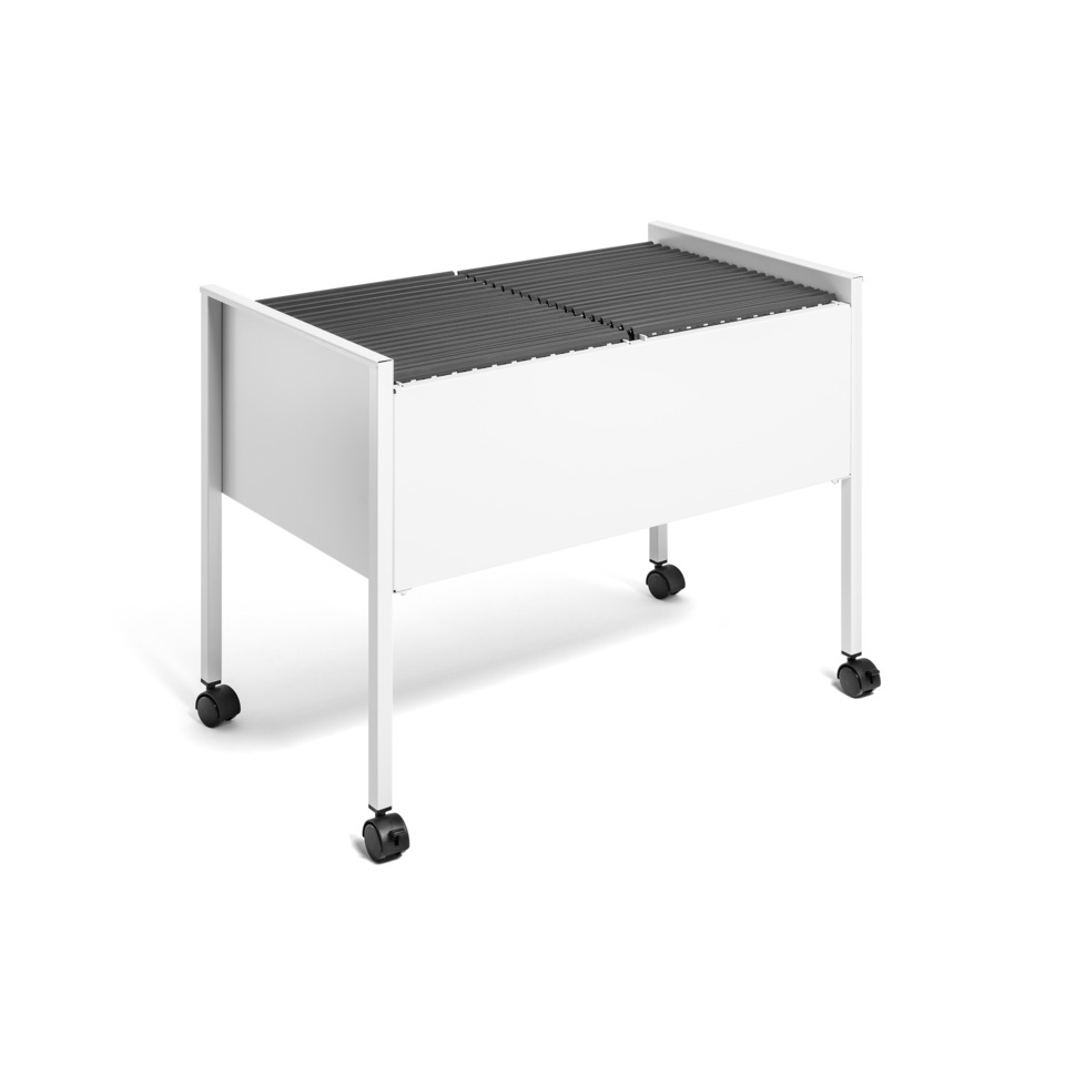 Beistelltisch, Schubladenlos, Rolltisch, Metallrahmen, weiße Farbe, Beistelltisch, Rollschränkchen, Schreibtischunterlage, Metallgestell, rollen
