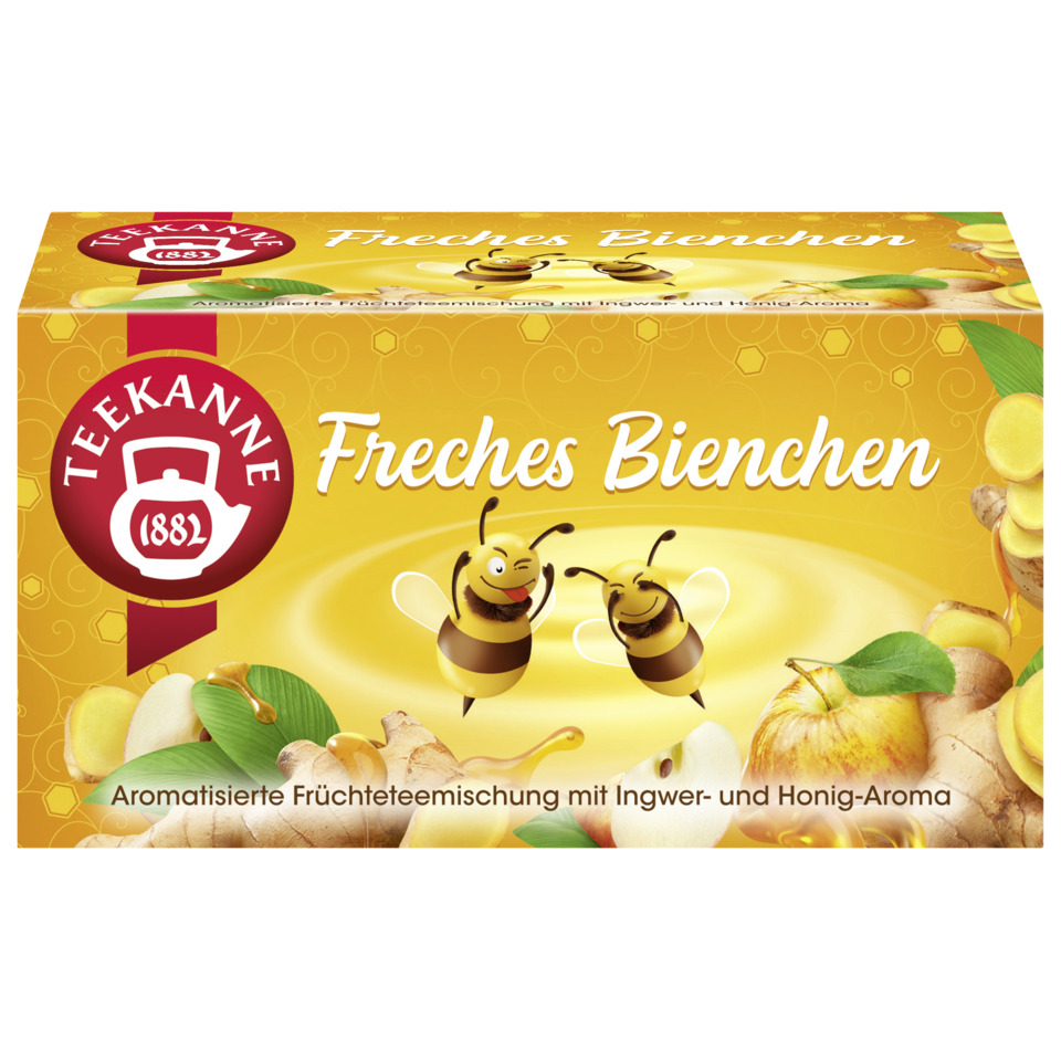 Honig-Gewürztee, Fruchttee, Ingwer, Honig-Aroma, Früchte-Beutelchen