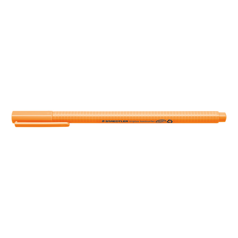orangeer Stift, Textmarker, Staedtler, Triplus, Marker