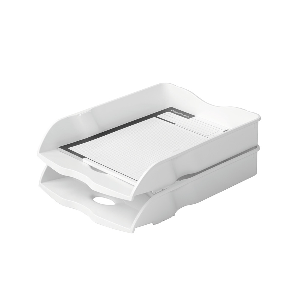 Schreibtisch-Organizer, Papierablage, Dokumentenhalter, Ablage mit Griff, Klarsicht-Organizer