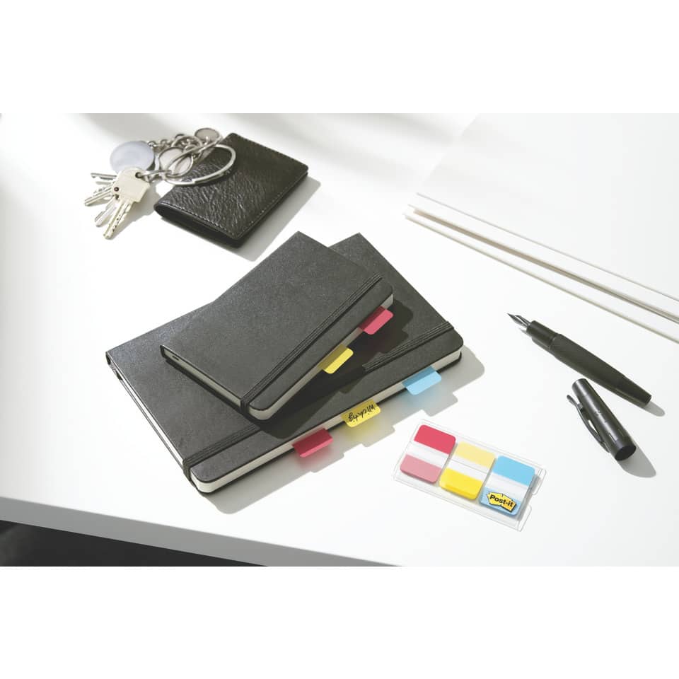 Notizbuch, Notizhefte, Schwarz, Stifte, Post-its