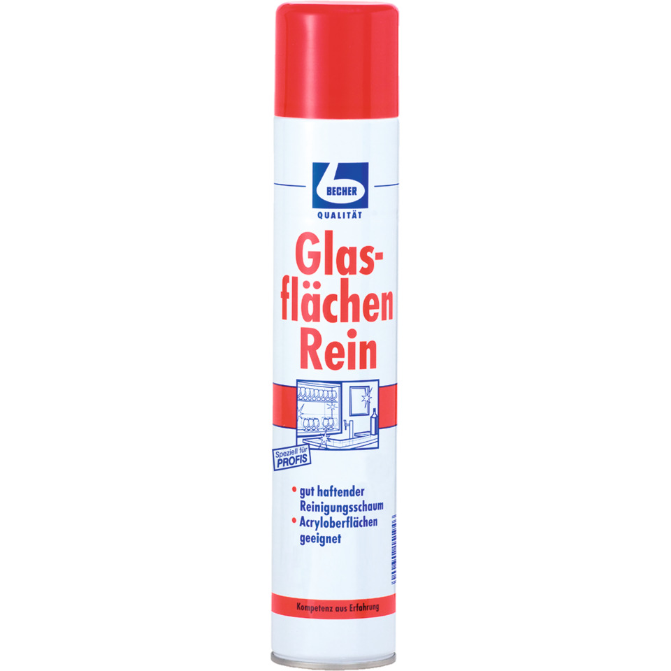 Reinigungs-schaum, Glasreiniger, Acryloberflächen, Spraydose, Glasflächenreiniger