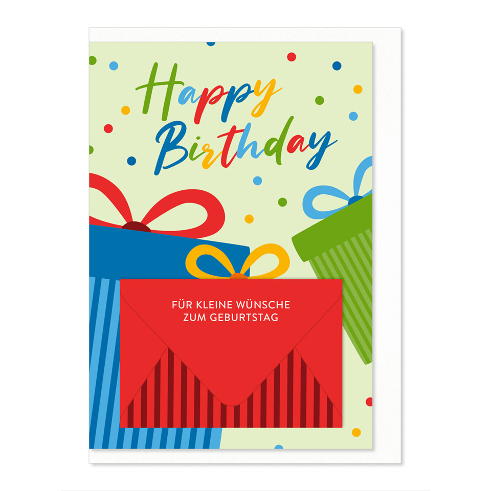 Karte, Geburtstag, Geschenkverpackung, Grußkarte, Glückwunsch