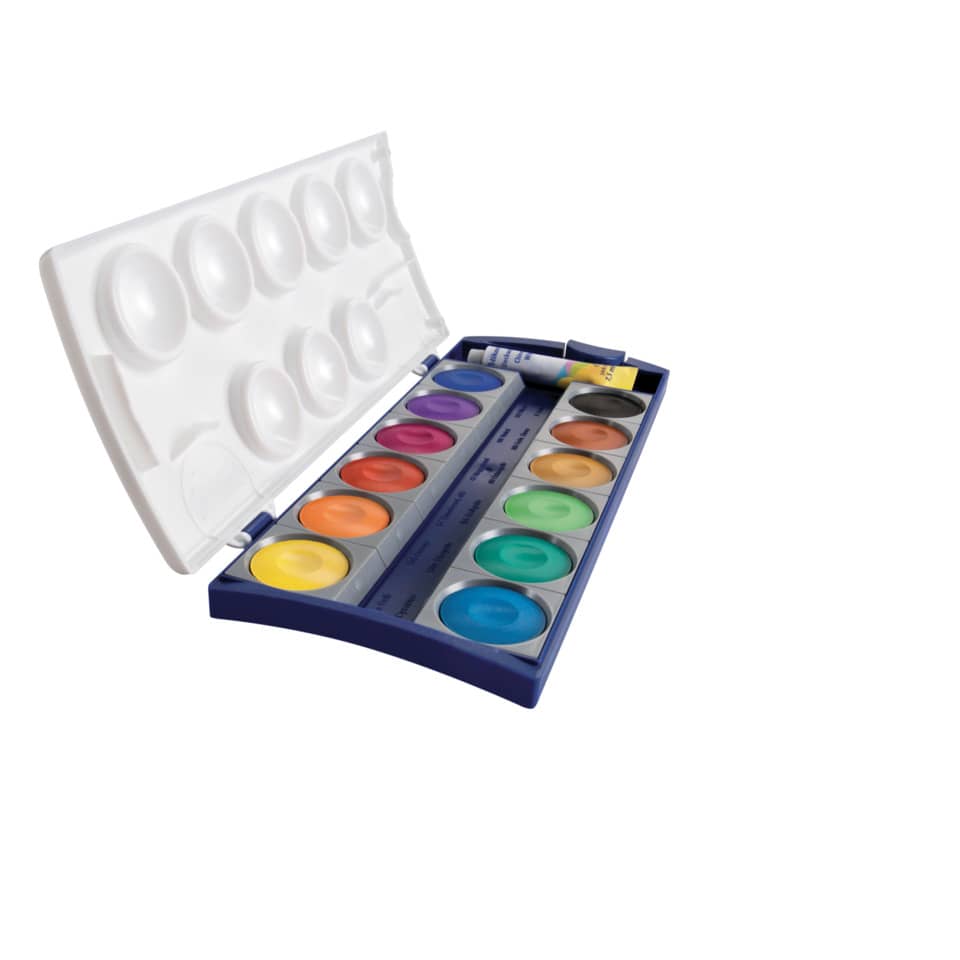 Aquarellfarben, Wasserfarben, Farbenkasten, Malkasten, Künstlerbedarf