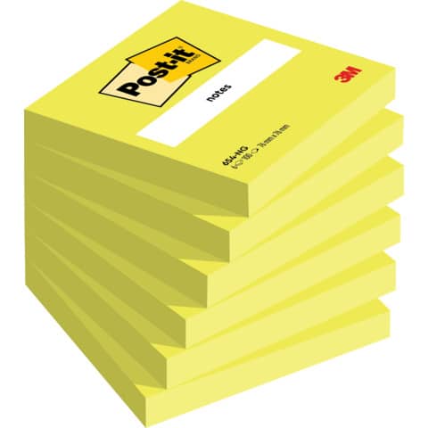 Haftnotizblock Neon Notes, 76x76cm, 100 Blatt, neongrün POST-IT 654NGR