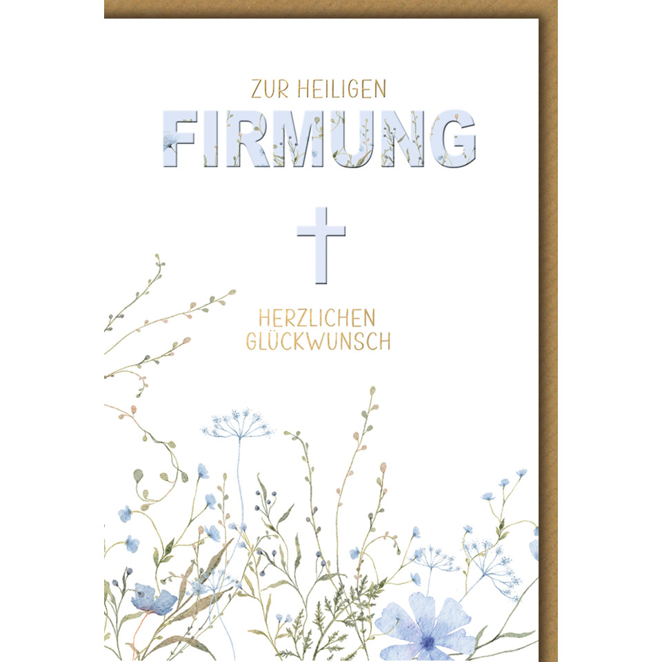 Grußkarte, Blumenmuster, Kreuz, Glückwunsch, Hochzeitskarte