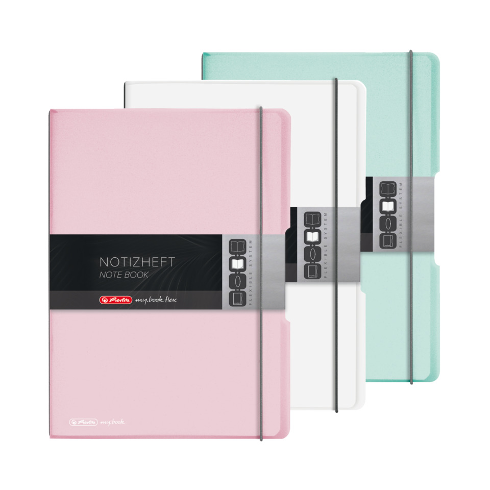 Notizbuch, Notizheft, Kladde, Notizblock, Gummiband
