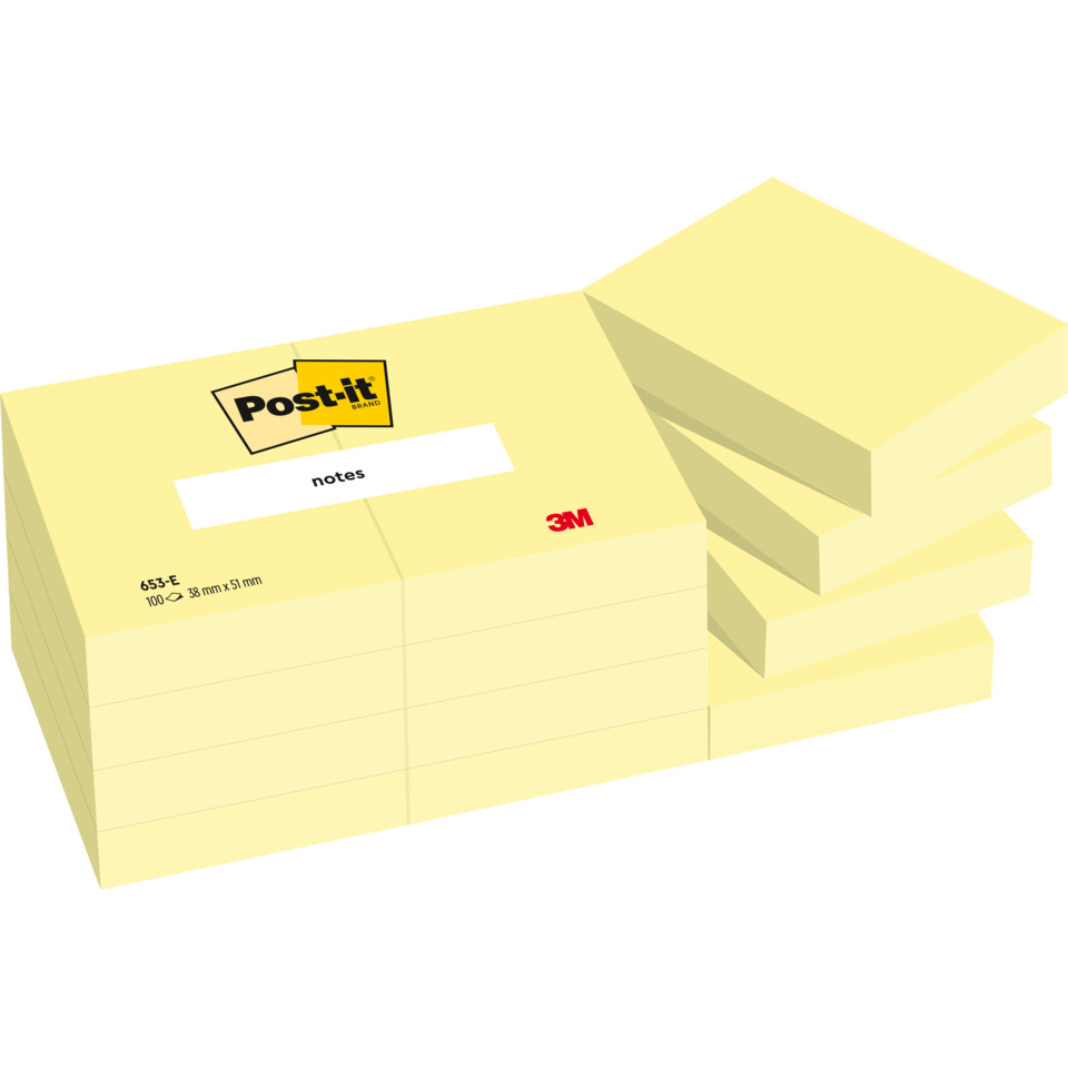 Notizen-Zettel, Post-it, Klebezettel, Schreibblock, Klebepads