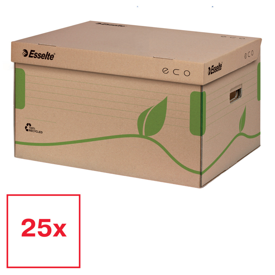 Kartonbox, Umweltfreundlich, Recycling, Paketbox, 25x Packung