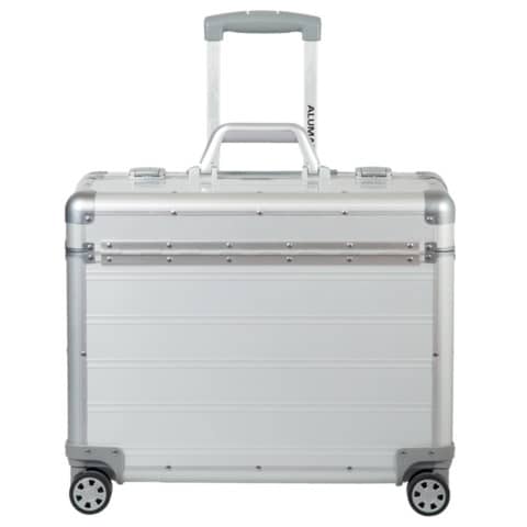 Pilotenkoffer Pandora, 470 x 360 x 250 mm, Aluminium, silber ALUMAXX 45168 Pilotenkoffer Pandora, 470 x 360 x 250 mm, Aluminium, silber ALUMAXX 45168