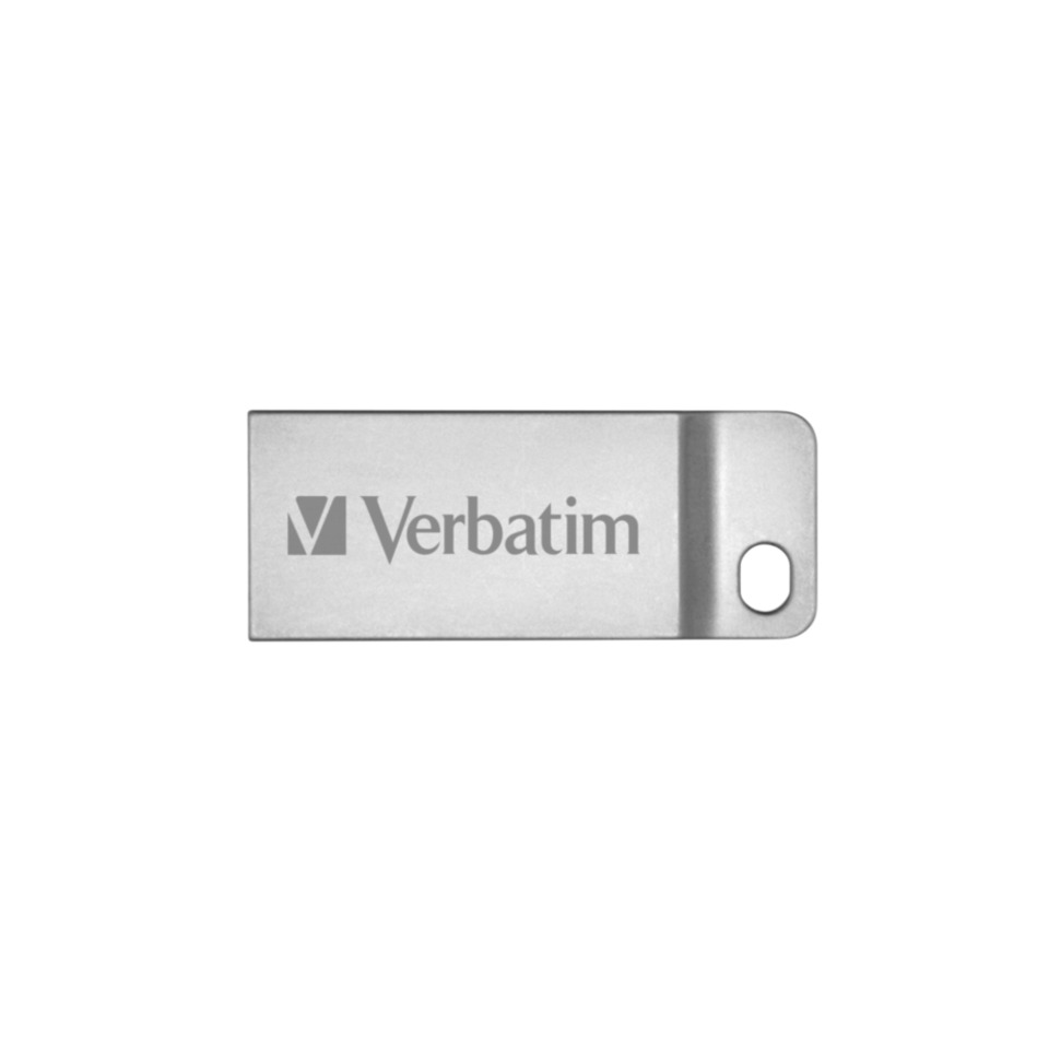 usb-stick, metall, silber, flash-laufwerk, verbatim