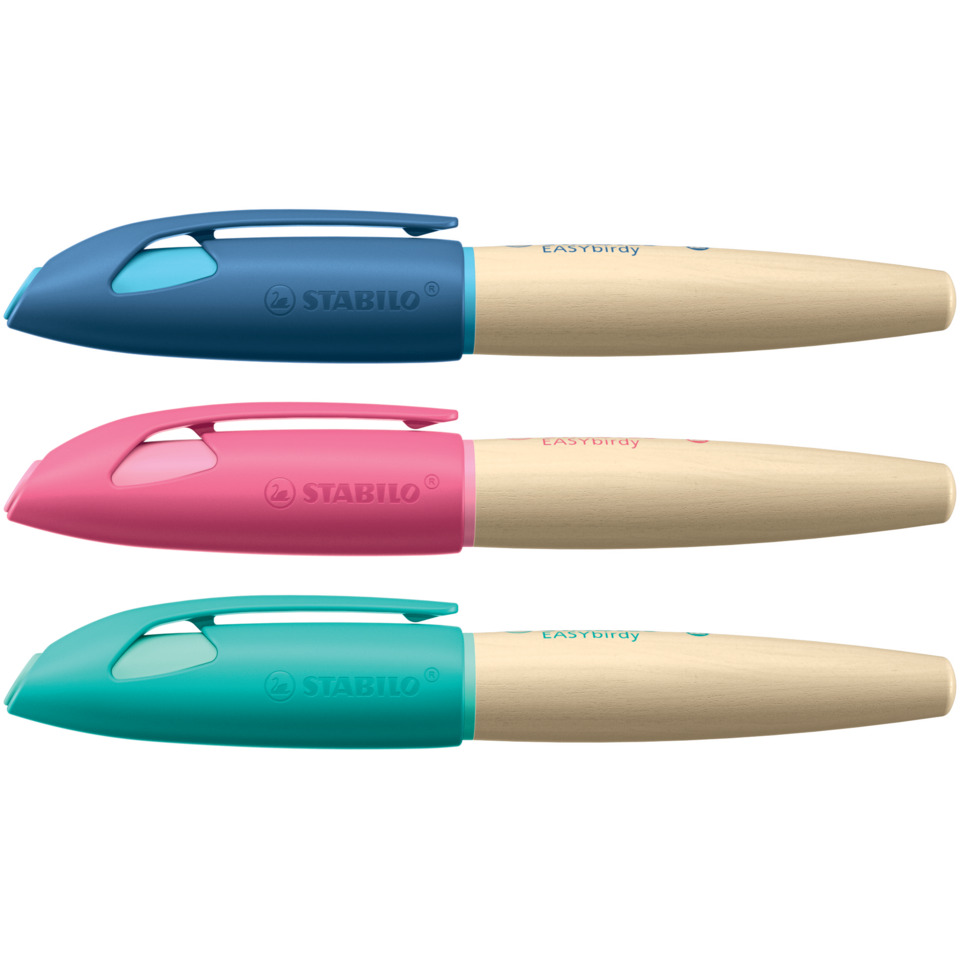 Kugelschreiber, Kappe, Holzgriff, Schnellverschluss, Mehrfarbig