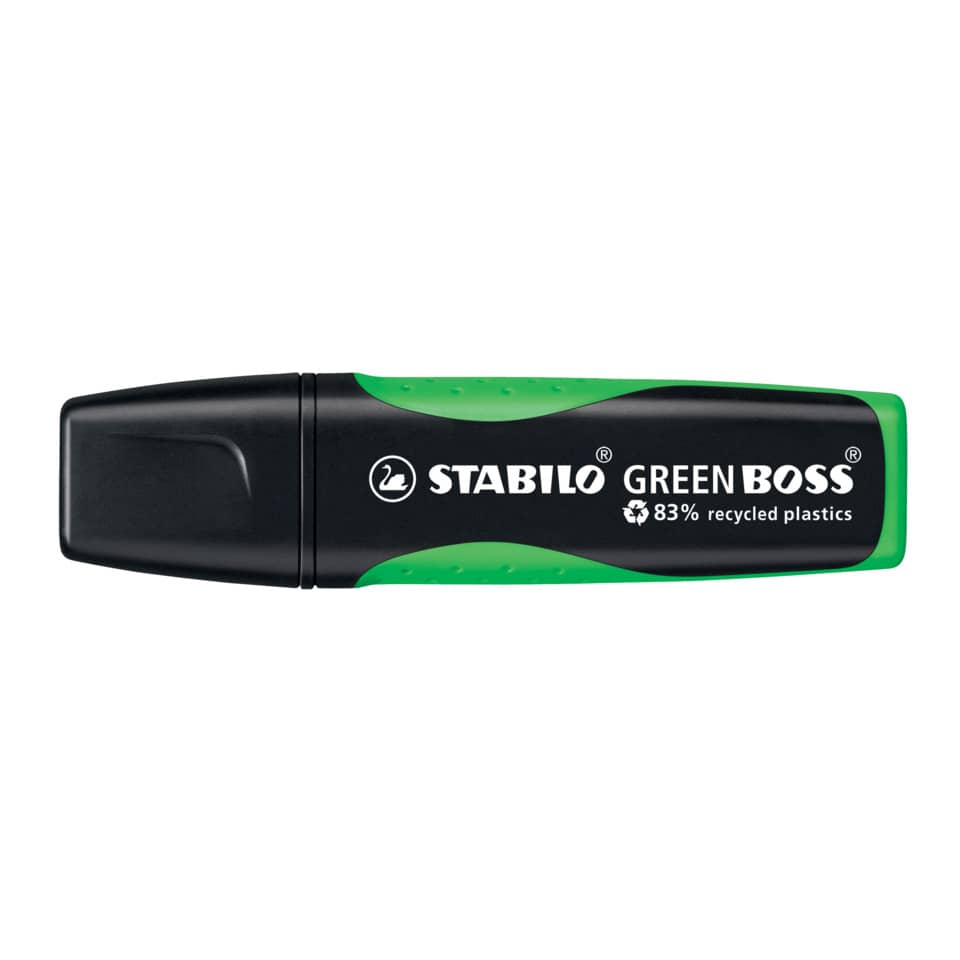 Klebepad, Korrekturstift?, Stabilo Green Boss?, Marker, Bleistift?