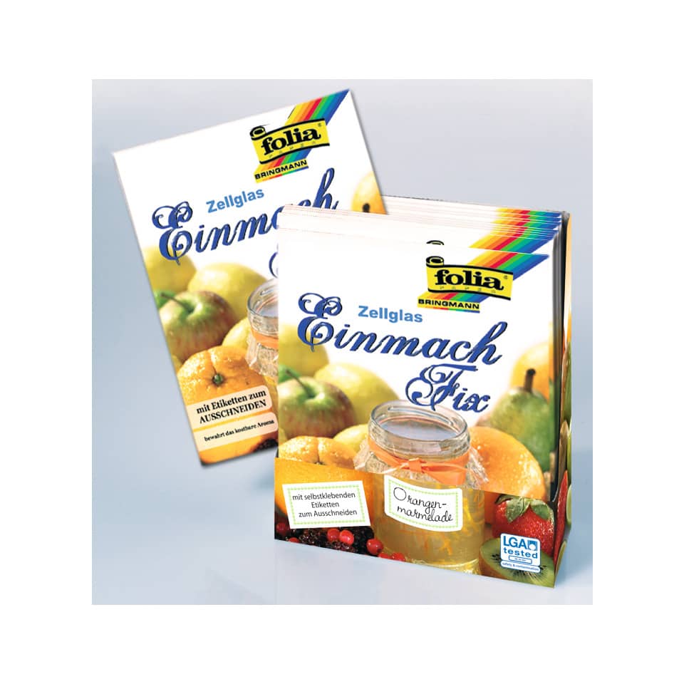 Fruchtmarmelade, Gelee-Glas, Glasbox, Zellglas, Bringtmann?