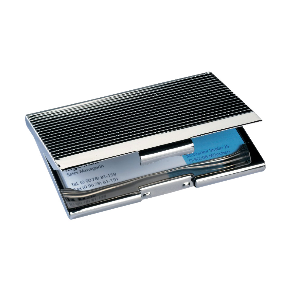 Kartenhalter, Geldklammer, Briefhalter, Metall, Chrom
