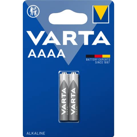 Batterie Alkali-Mangan Special, LR61/AAAA/Piccolo, 2 Stück VARTA 04061 101 402