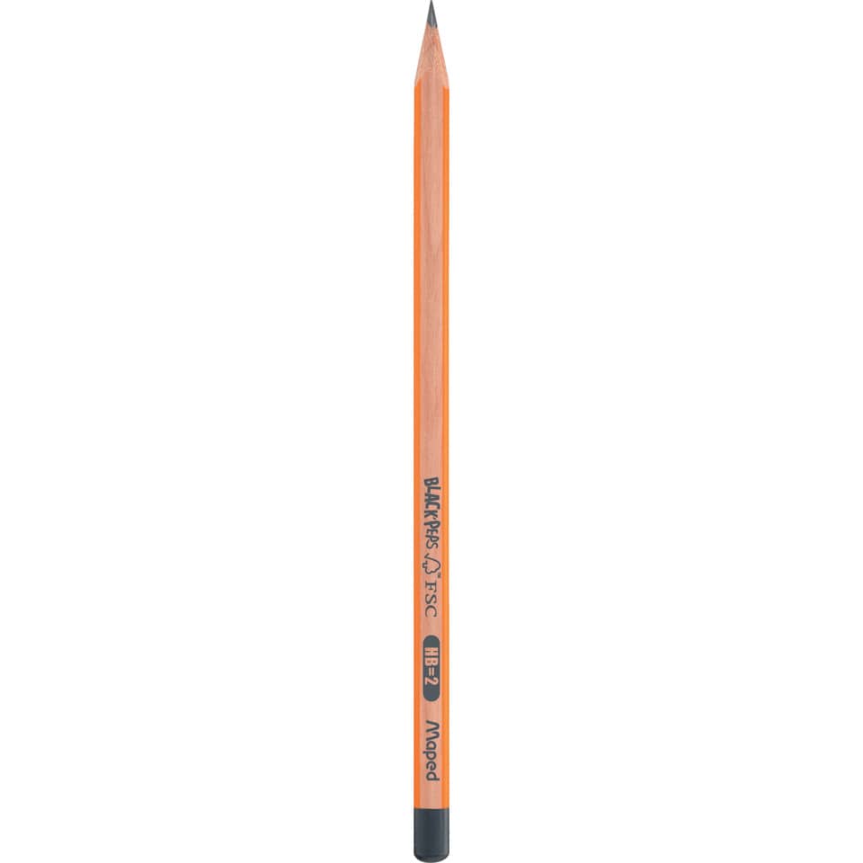 Bleistift, Orange, HB-2, Holz, Zeichenstift