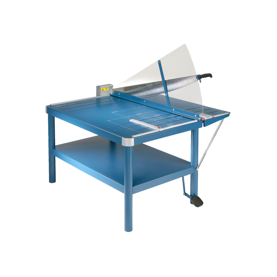 Schneidetisch, Papierschneidemaschine, Flachbetttisch, Metallgestell, Schnittlineal