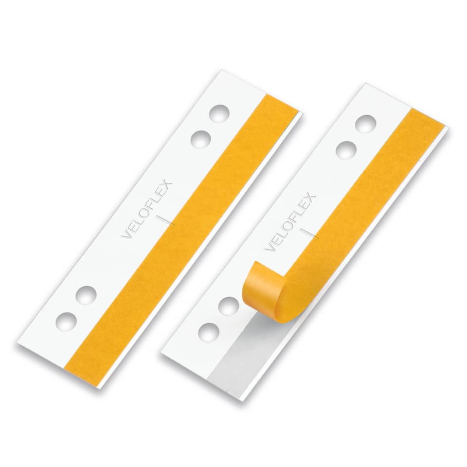 Heftstreifen Heftix pure - selbstklebend, 30 x 105 mm, 50 Stück, weiß VELOFLEX 2002 500