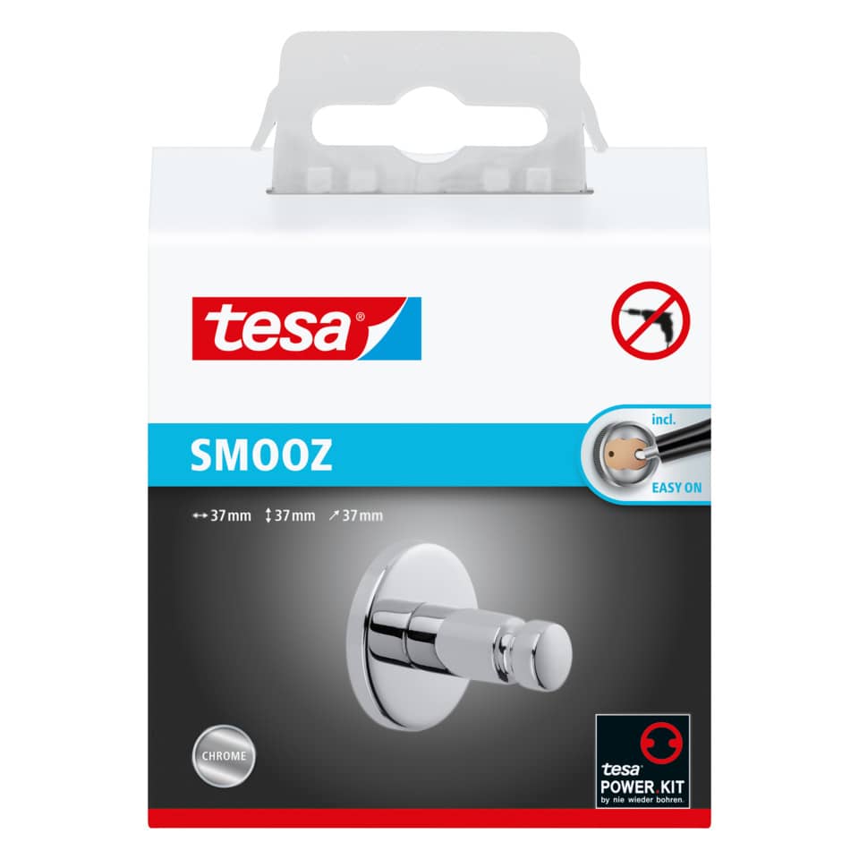 Schnittstelle, Duschkopf, Chrom, Klemmhalter, Tesa_SMOOZ