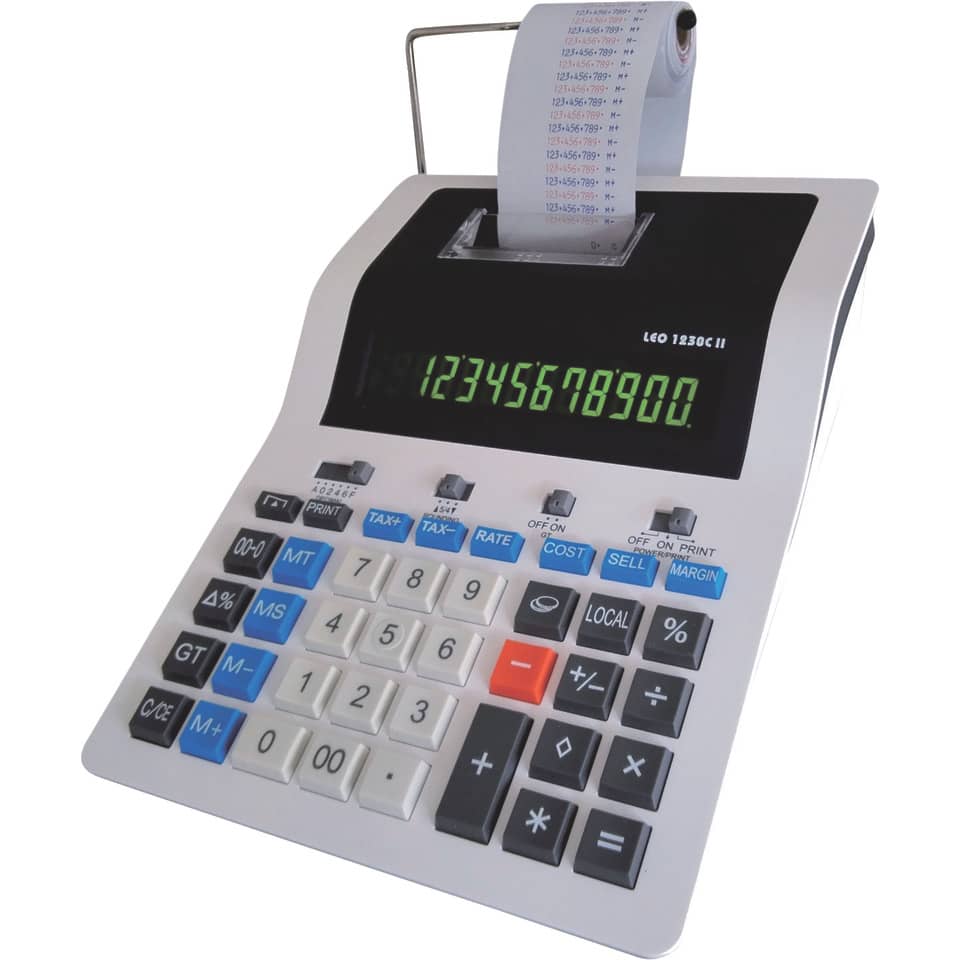 Taschenrechner, Rechner, Taschenrechner mit Drucker, Kassierer, Zahlenstrahl