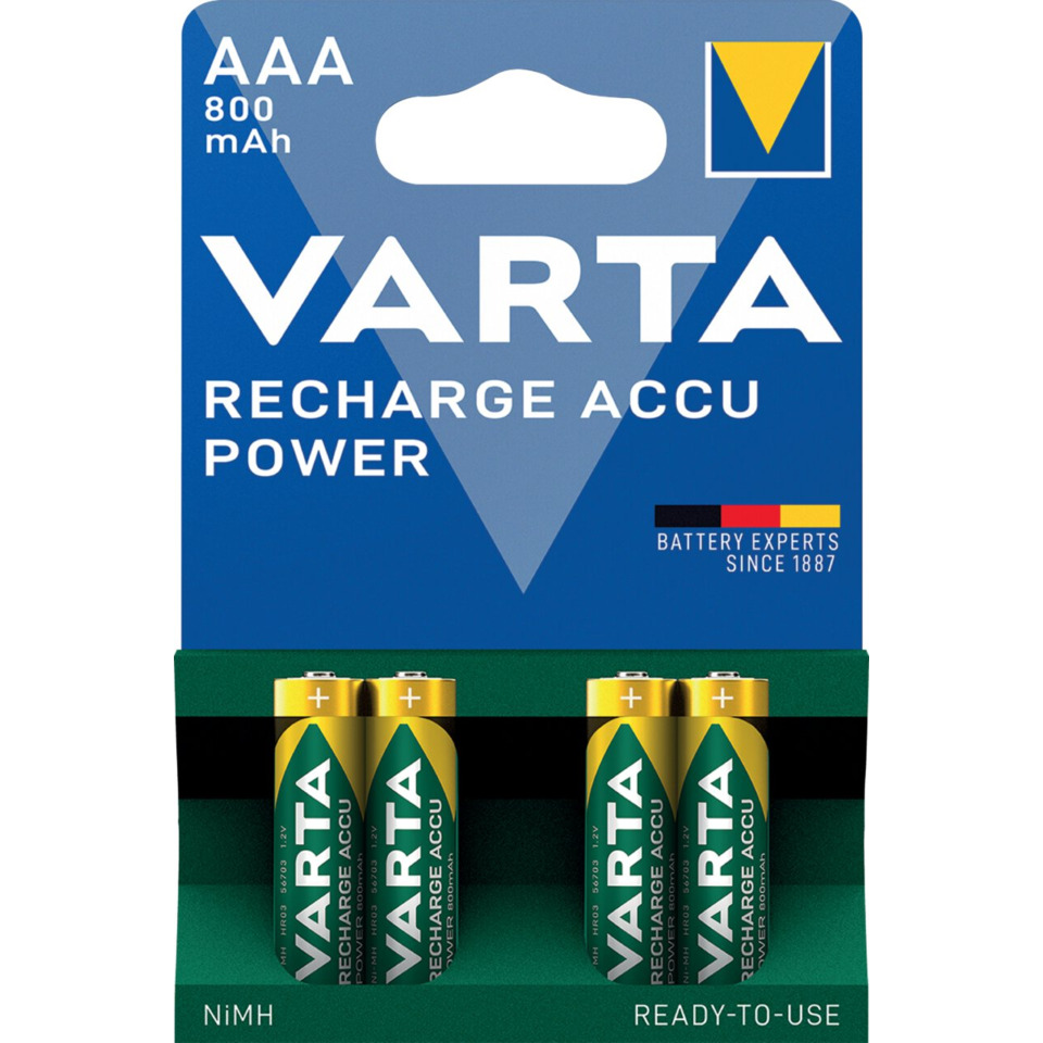 Rechargeable battery, AA battery, NiMH, Ready-to-use, Power pack