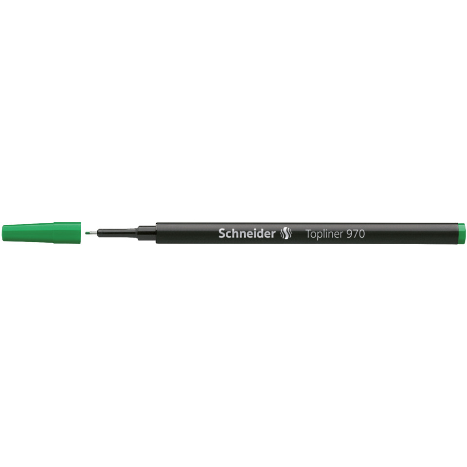 Schreiberstift, Marker, Topliner 970, Grün, Kugelschreiberähnlich