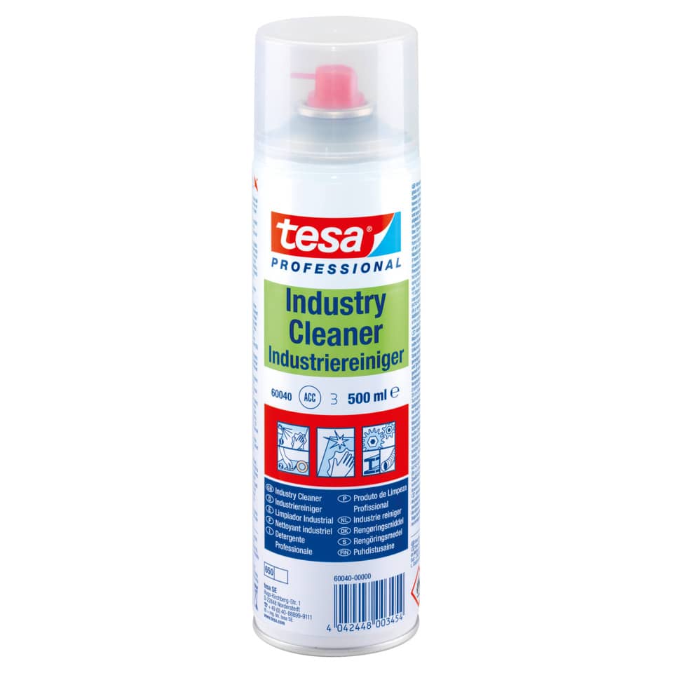 Industrie Reiniger, Reinigungs-Spray, Aerosol-Dose, 500 ml, Tesa Professional