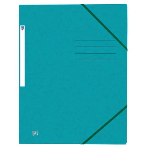 Eckspanner Top File+, A4, Karton, aqua OXFORD 400116326