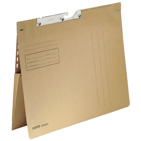 Pendelhefter Combi mit Tasche, kfm. Heftung, A4, 250g/m², naturbraun LEITZ 2111-00-00
